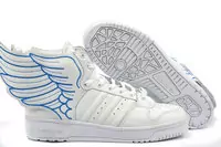 adidas shoes women wings blance blue